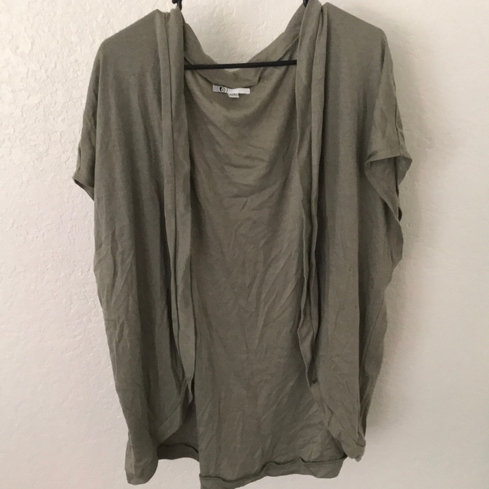 Volcom olive green cardigan